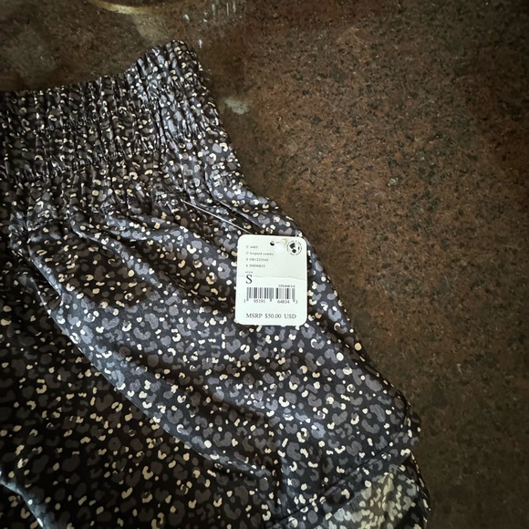 FP Movement by Free People The Way Home Shorts Leopard Combo Women's Small ~NWT~ - Picture 4 of 6